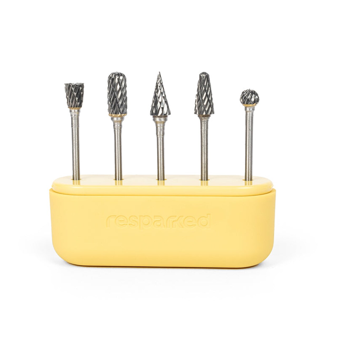 Tungsten Wood Molding Bit Set – 5-Piece Precision Carving & Engraving Bits for Customizer, Dremel & Rotary Tools – Ideal for Wood, & Soft Materials – Includes Storage Case